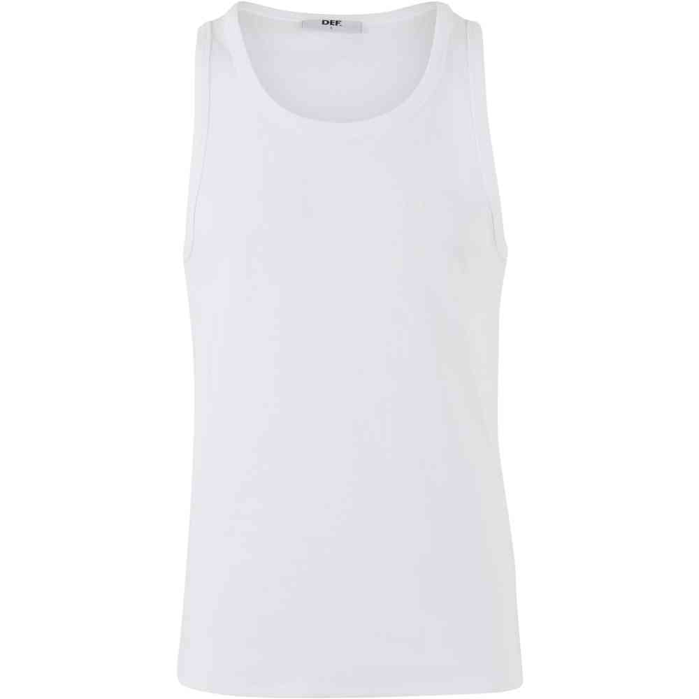 DEF - Basic 2 pack Tanktop - Weiß/Schwarz